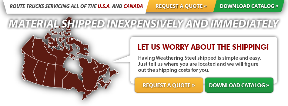 Corten Weathering Steel - Canada
